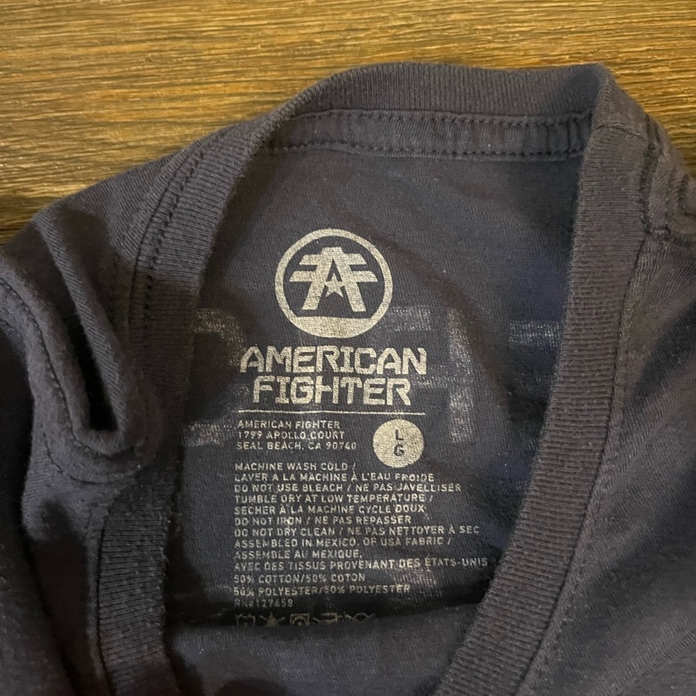 American Fighter Dark Blue Graphic Tee - Picture 5 of 8
